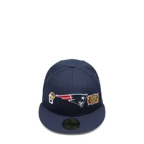 59FIFTY PATRIOTS COUNT THE RINGS FITTED CAP