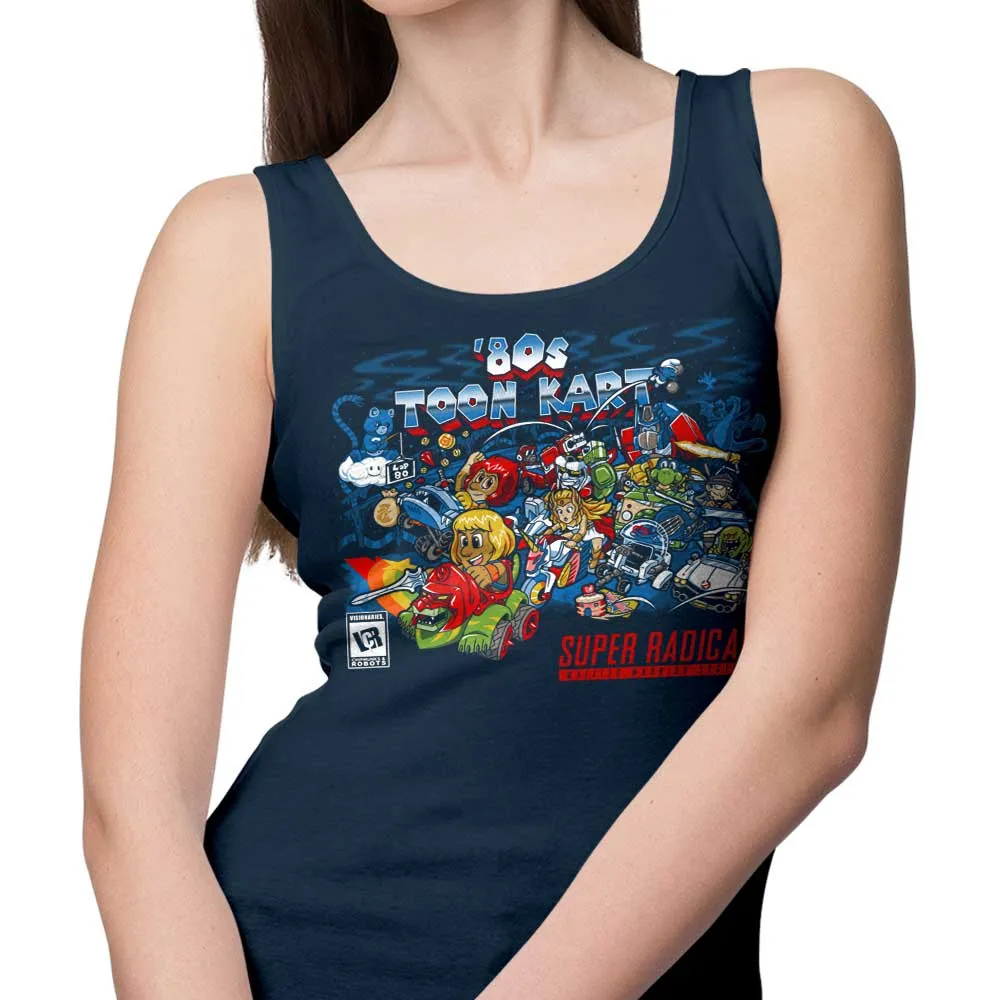 80's Toon Kart - Tank Top