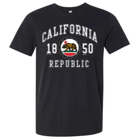 California Republic 1850 Asst Colors Mens Fitted Tee