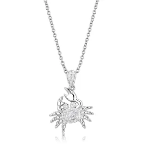 Chain Necklace Pendant Women's Crab Pendant 3W1377 -