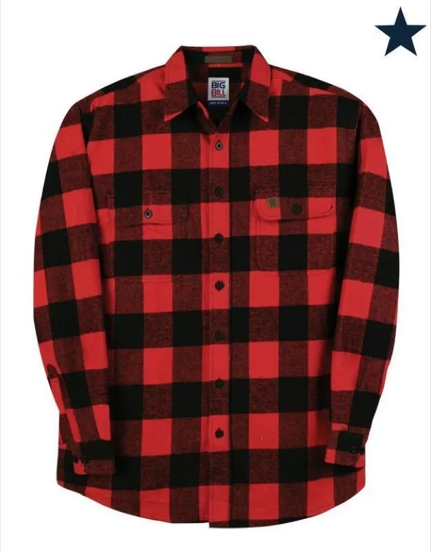 CODET 121 TALL USA MADE FLANNEL SHIRT