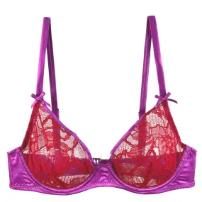 Fleur du Mal Magnolia Unlined Demi Bra