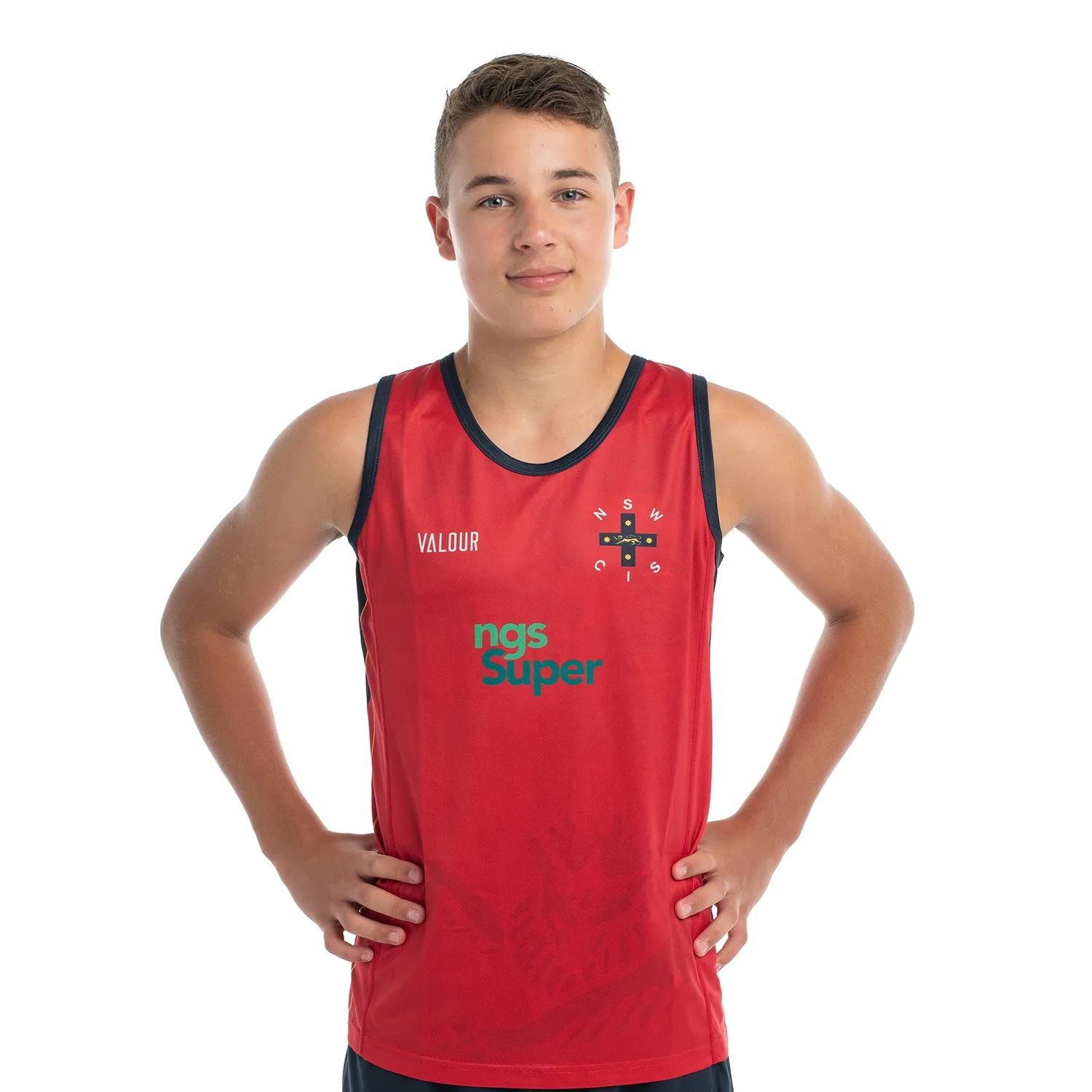 NSW CIS Volleyball / Touch Red Singlet