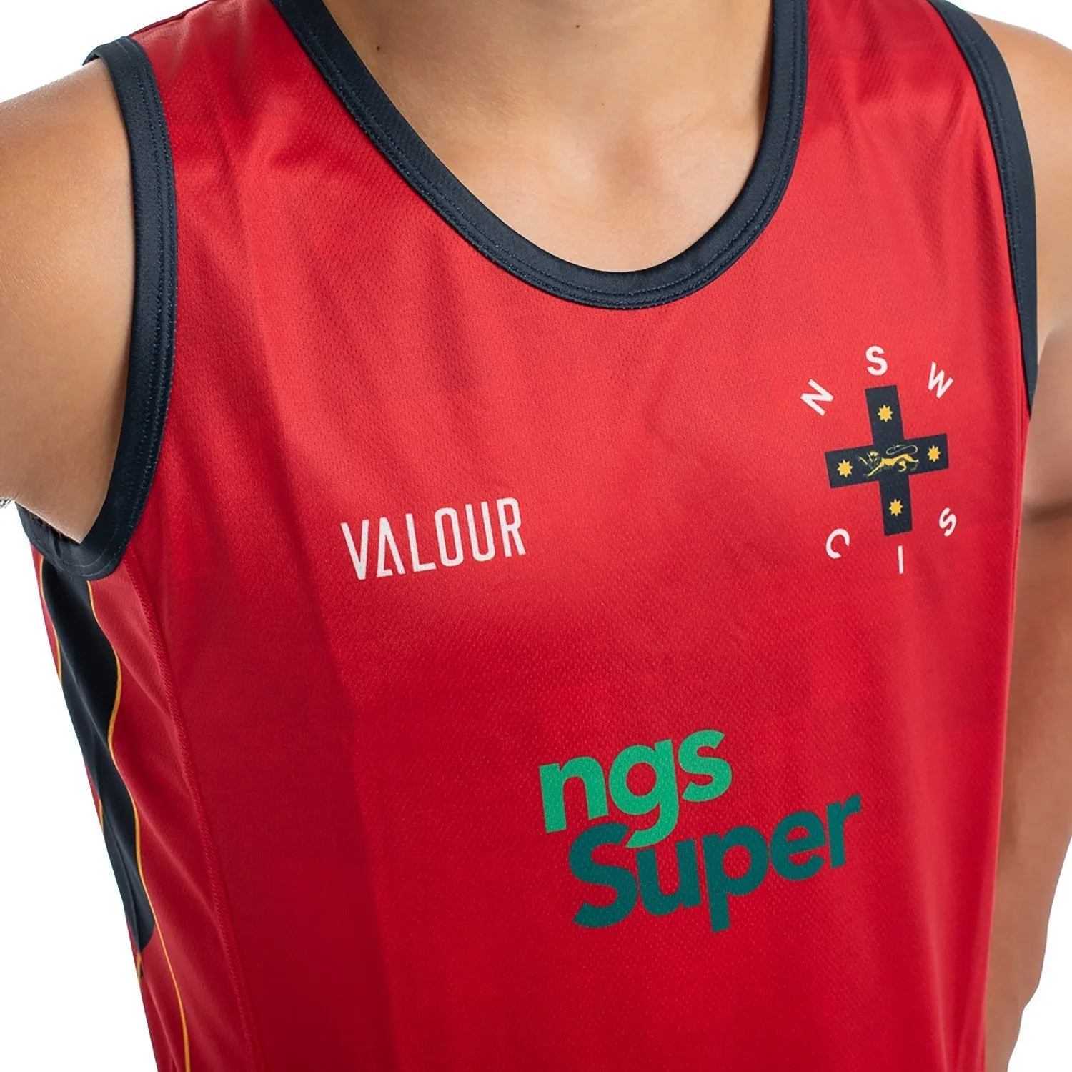 NSW CIS Volleyball / Touch Red Singlet