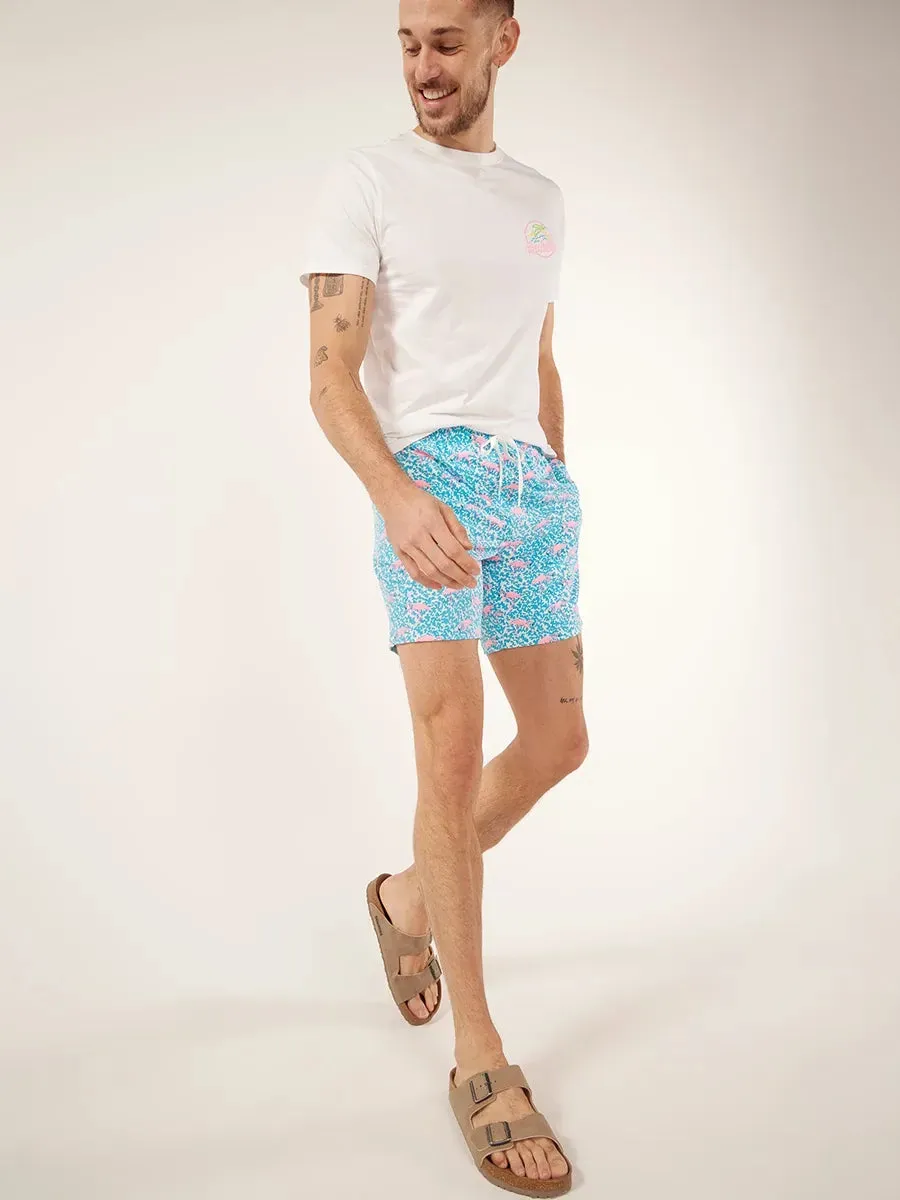 The Domingos Are For Flamingos 7"  (Classic Swim Trunk)