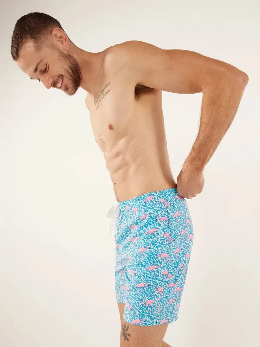 The Domingos Are For Flamingos 7"  (Classic Swim Trunk)