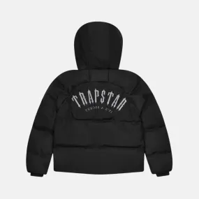 Trapstar Irongate AW23 Hooded Puffer Jacket - Black