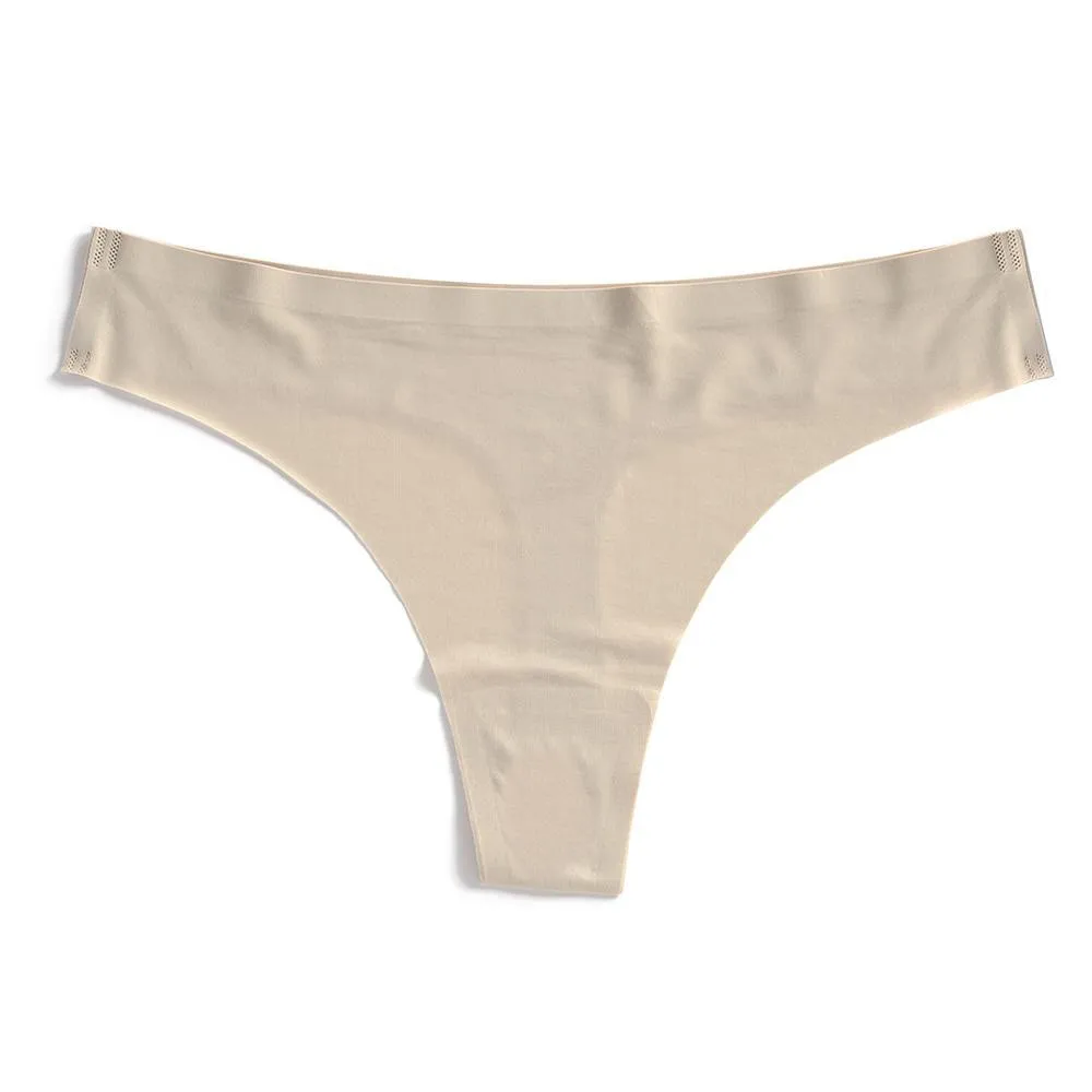 Woman's Laser-cut Thong 6-pack